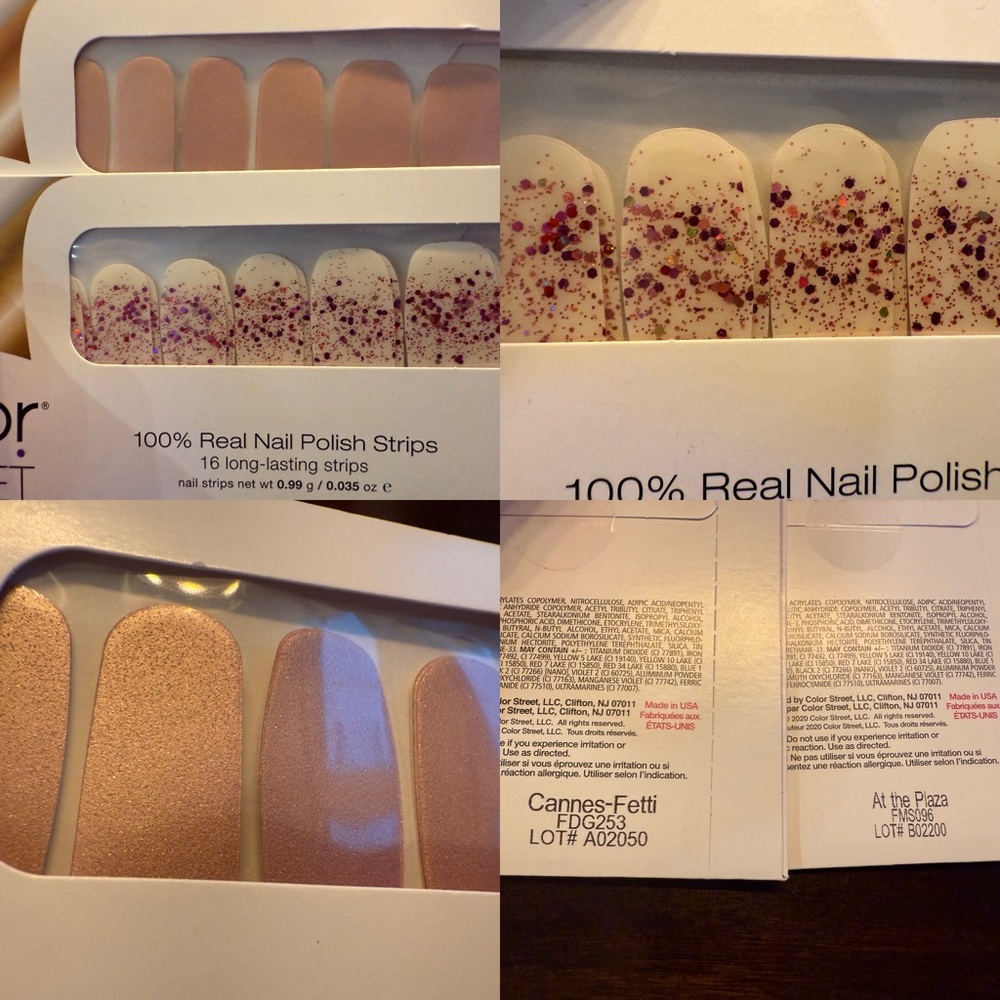 Color Street Confetti Celebration Nail Strips